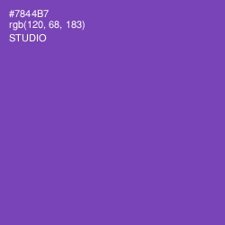 #7844B7 - Studio Color Image