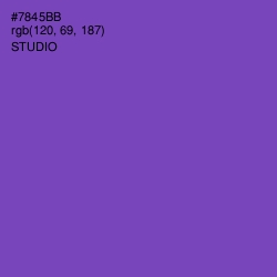 #7845BB - Studio Color Image