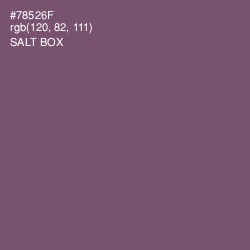 #78526F - Salt Box Color Image
