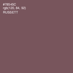 #78545C - Russett Color Image