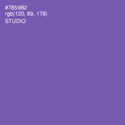 #7859B2 - Studio Color Image
