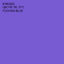 #785AD3 - Fuchsia Blue Color Image