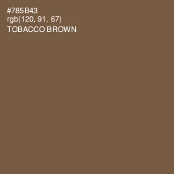 #785B43 - Tobacco Brown Color Image