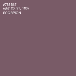 #785B67 - Scorpion Color Image