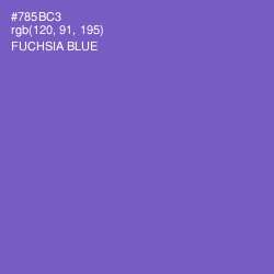 #785BC3 - Fuchsia Blue Color Image