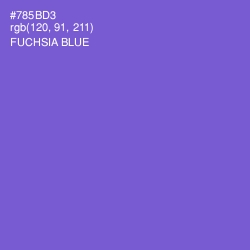 #785BD3 - Fuchsia Blue Color Image