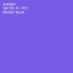 #785BE7 - Moody Blue Color Image