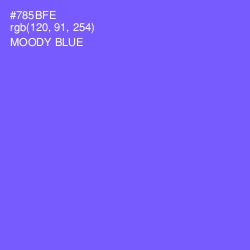 #785BFE - Moody Blue Color Image
