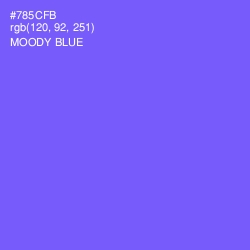 #785CFB - Moody Blue Color Image