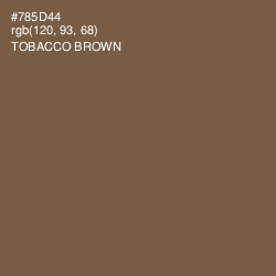 #785D44 - Tobacco Brown Color Image
