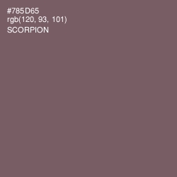 #785D65 - Scorpion Color Image