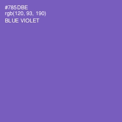 #785DBE - Blue Violet Color Image