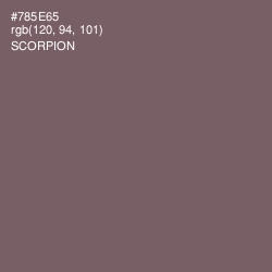 #785E65 - Scorpion Color Image