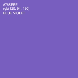 #785EBE - Blue Violet Color Image