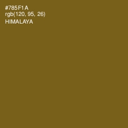 #785F1A - Himalaya Color Image
