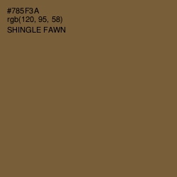 #785F3A - Shingle Fawn Color Image