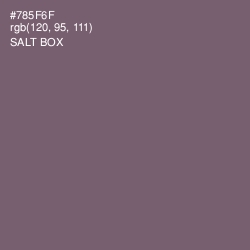 #785F6F - Salt Box Color Image