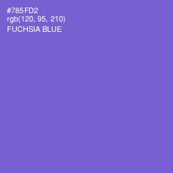 #785FD2 - Fuchsia Blue Color Image