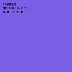 #785FE3 - Moody Blue Color Image