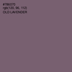 #786070 - Old Lavender Color Image