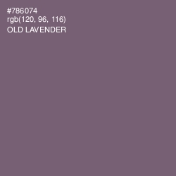 #786074 - Old Lavender Color Image