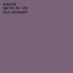 #78637B - Old Lavender Color Image