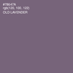 #78647A - Old Lavender Color Image
