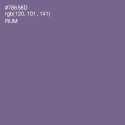 #78658D - Rum Color Image