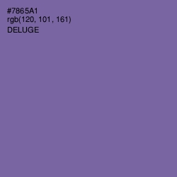 #7865A1 - Deluge Color Image