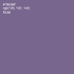 #78668F - Rum Color Image