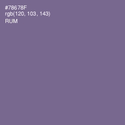 #78678F - Rum Color Image