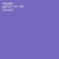 #7868BD - Deluge Color Image