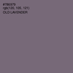 #786979 - Old Lavender Color Image