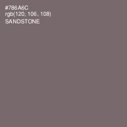 #786A6C - Sandstone Color Image