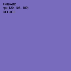 #786ABD - Deluge Color Image