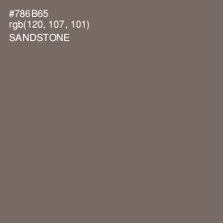 #786B65 - Sandstone Color Image