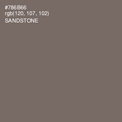 #786B66 - Sandstone Color Image