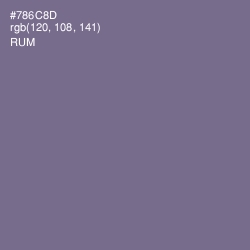 #786C8D - Rum Color Image