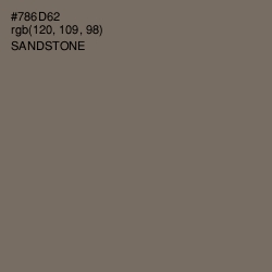 #786D62 - Sandstone Color Image