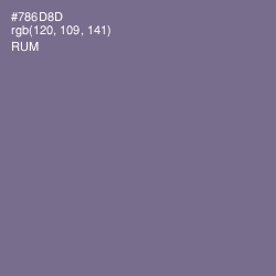 #786D8D - Rum Color Image
