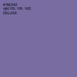 #786DA2 - Deluge Color Image