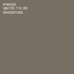 #786E63 - Sandstone Color Image