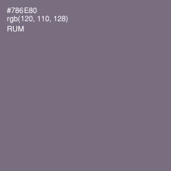 #786E80 - Rum Color Image