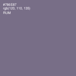 #786E87 - Rum Color Image