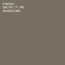 #786F60 - Sandstone Color Image