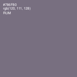 #786F80 - Rum Color Image