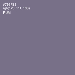 #786F88 - Rum Color Image