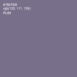 #786F8B - Rum Color Image