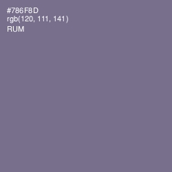 #786F8D - Rum Color Image