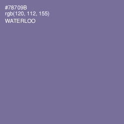#78709B - Waterloo  Color Image